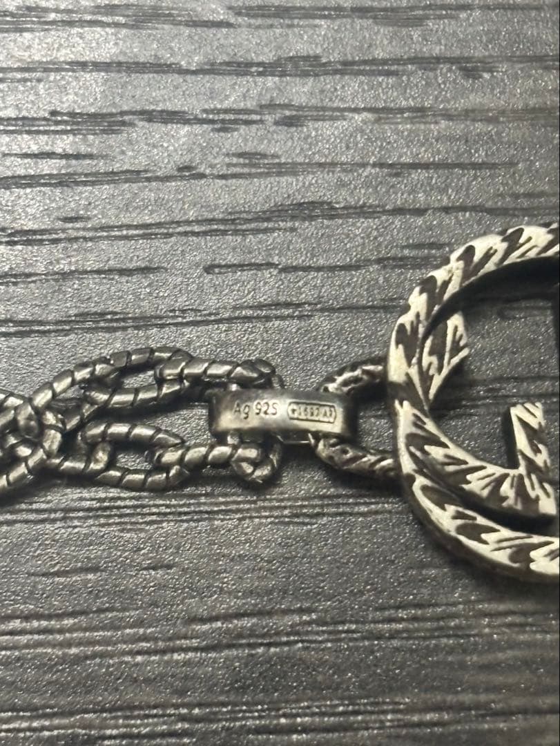 シルバーGUCCIネックレス 値下げ〇