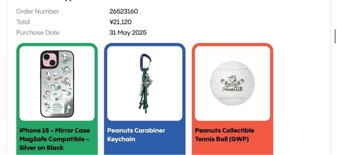 casetify スヌーピーセット