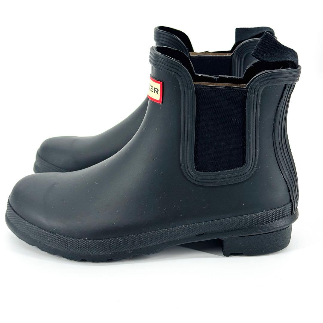 新品 HUNTER ハンター チェルシー レインブーツ JP24