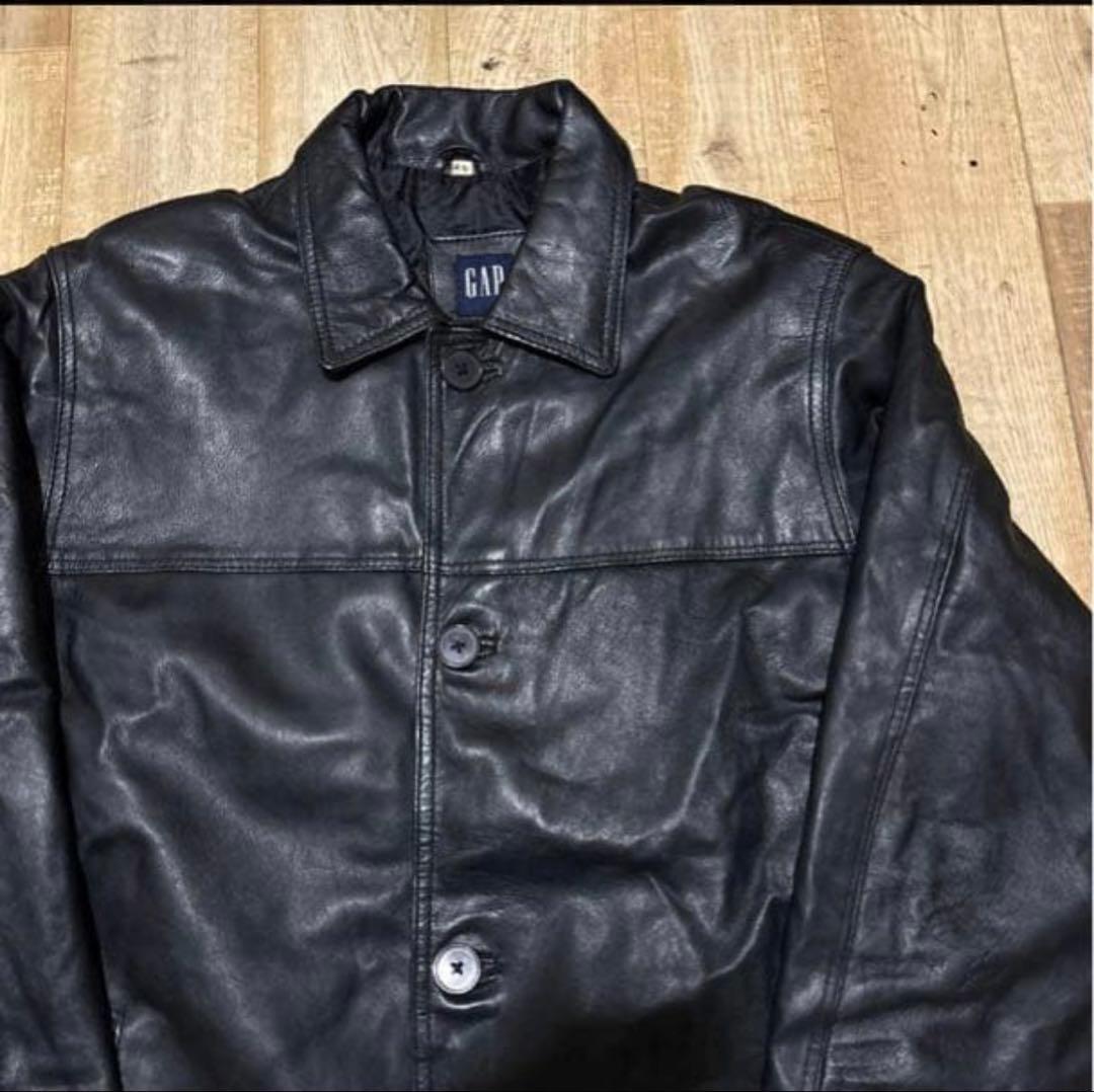 カーコート　フェイクレザー　GAP OLD GAP 野村訓市