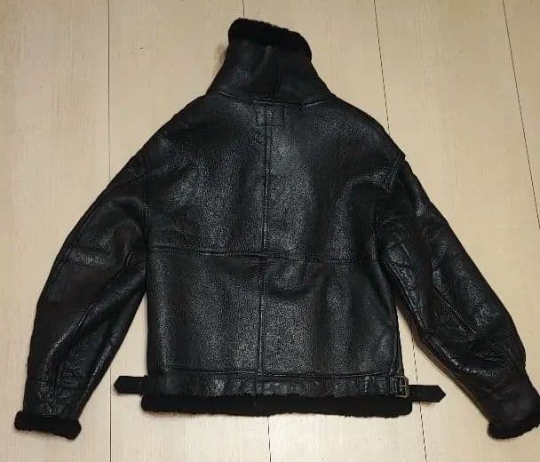 AVIREX B3 黒ムートンジャケット 38