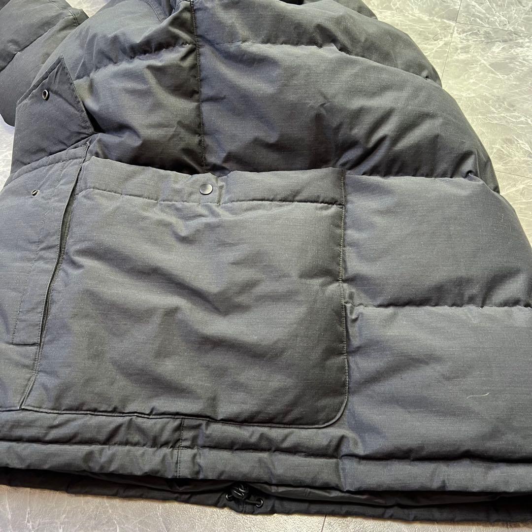 スノーピーク　焚き火スペック　ダウンジャケット　L 黒　アノラック　down