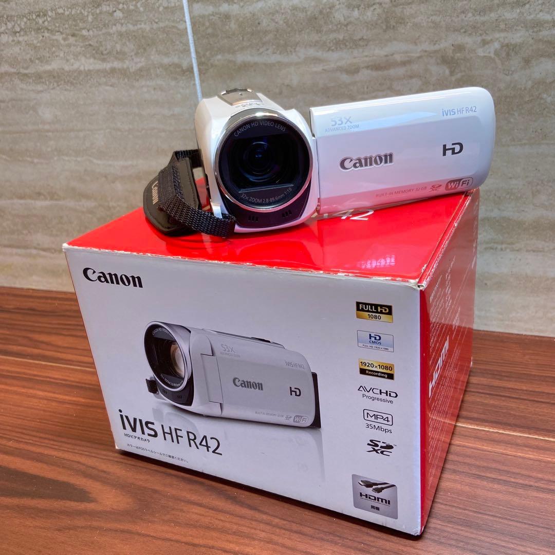 Canon デジタルビデオカメラ iVIS HF R42 ほぼ新品 3400