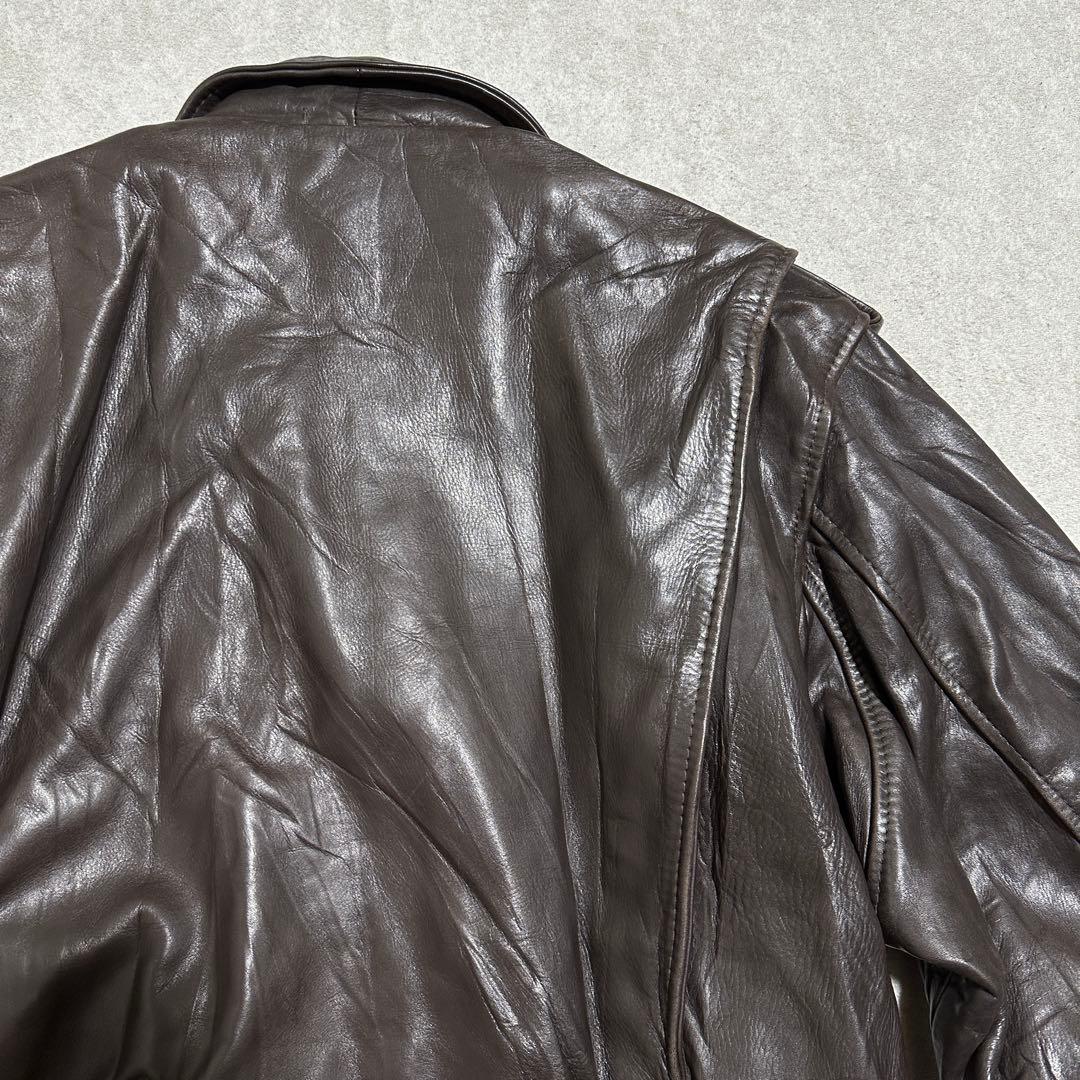 専用★希少✨B32 Redskins レザージャケット　ブラウン　茶色　短丈