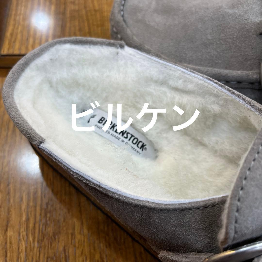 ビルケンBUCKLEYシェア.ストーン.ファー 37 新品定価¥28600