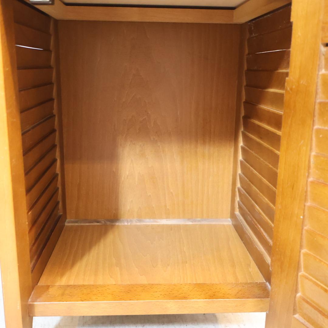 Karimoku カリモク家具 電話台 TEL台 ラック 木製キャビネット