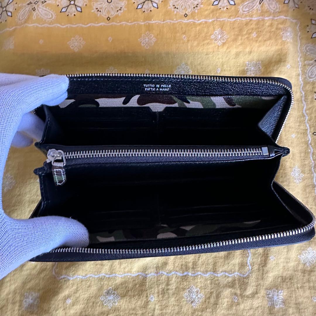 ラルコバレーノ / ラウンドジップ長財布 LA409GTCAMOKHA