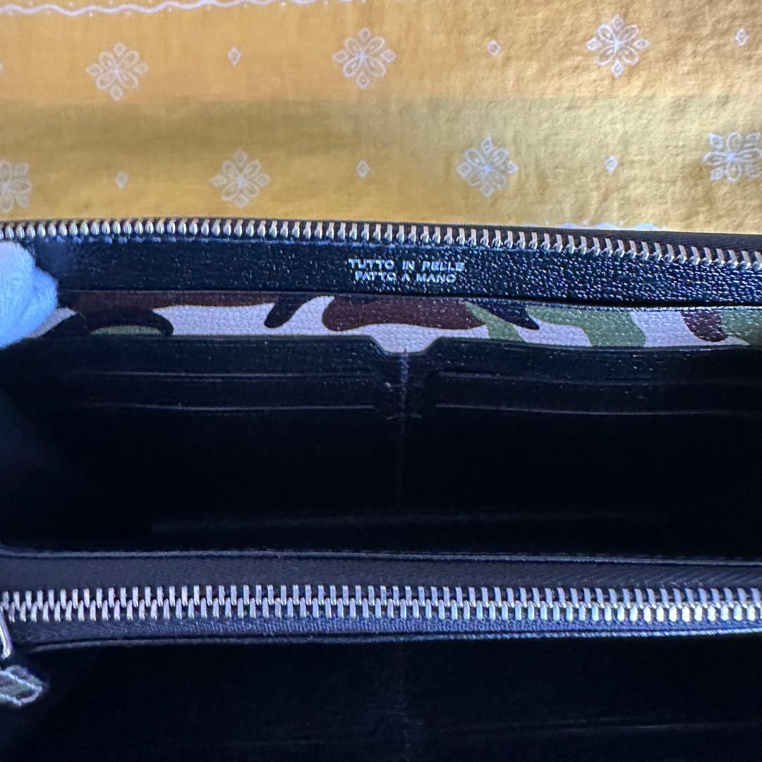 ラルコバレーノ / ラウンドジップ長財布 LA409GTCAMOKHA