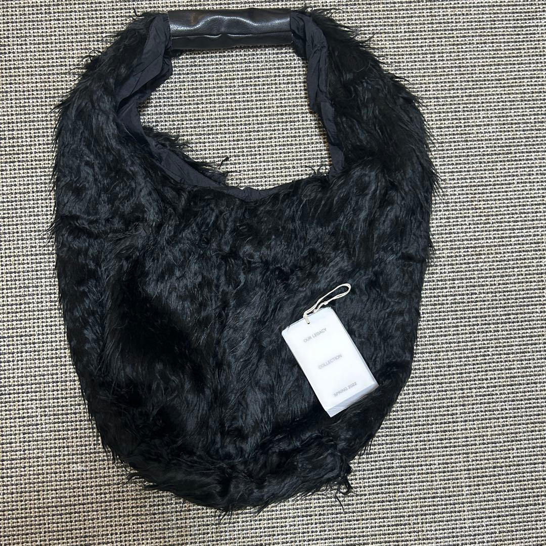 【OUR LEGACY】 drip bag black