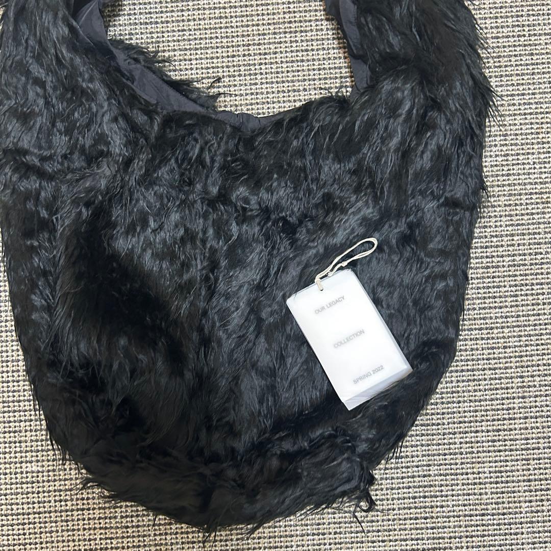 【OUR LEGACY】 drip bag black