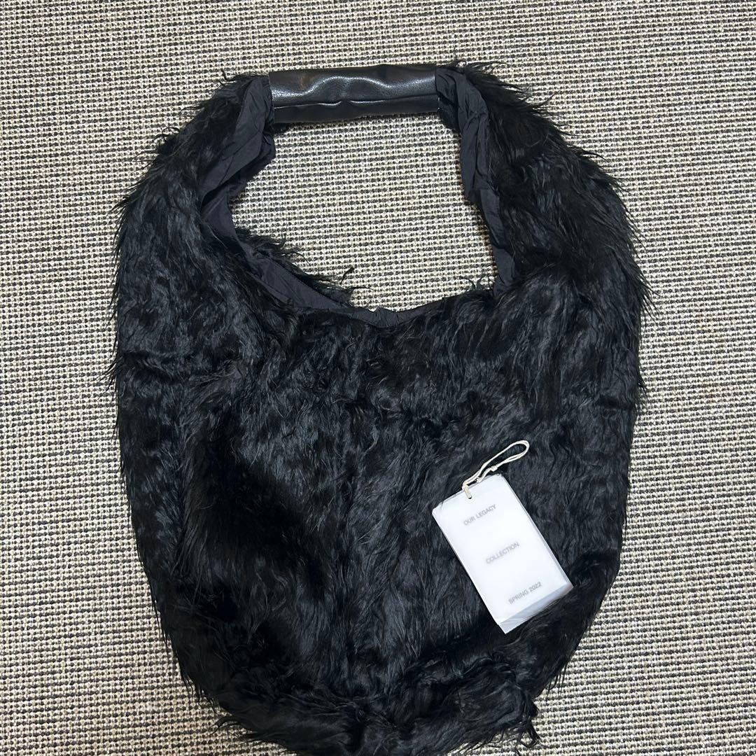 【OUR LEGACY】 drip bag black