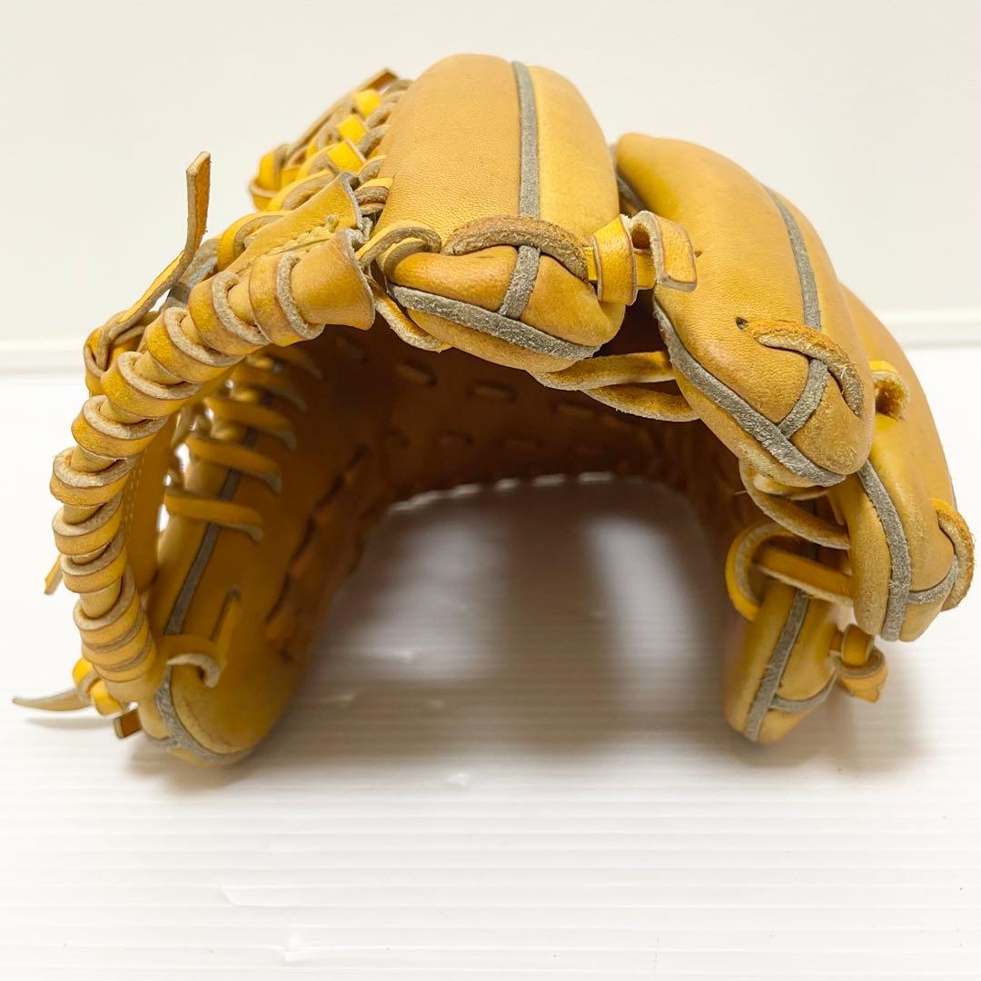 【型抜群】ミズノプロ 即戦力 美品 硬式 内野手用グローブ 良型