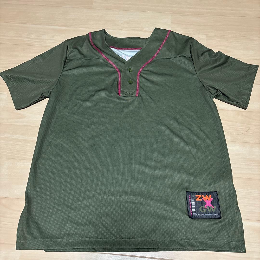 ZWXGW オリーブグリーン 半袖Tシャツ XS