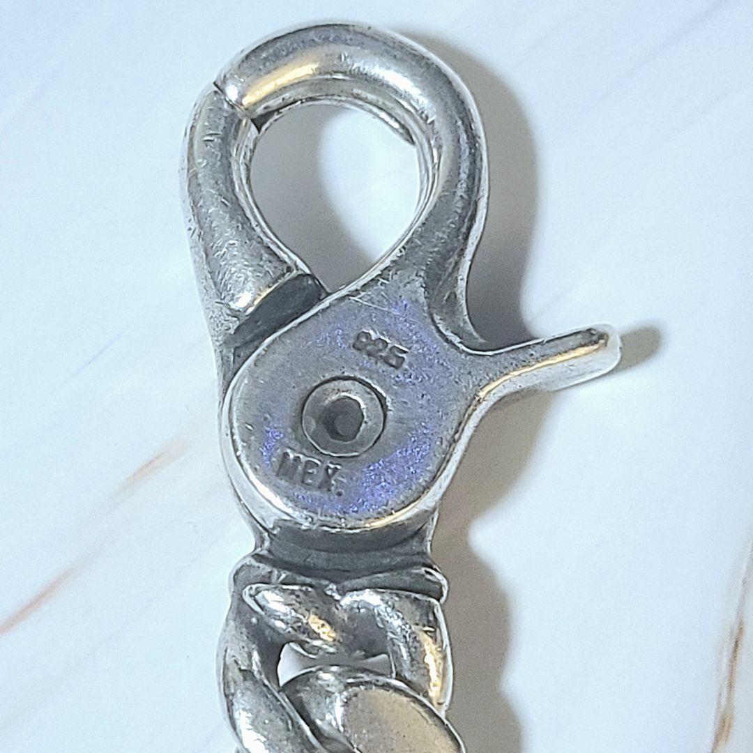 シルバー925 フレア キーチェーン クリップ ノーブランド 百合 ユリ