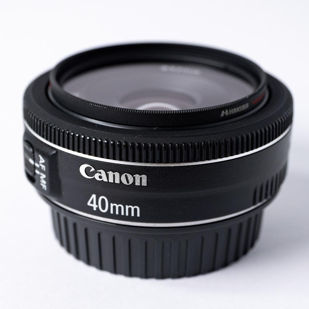 Canon EF40mm F2.8 STM 単焦点レンズ 保護フィルム付き