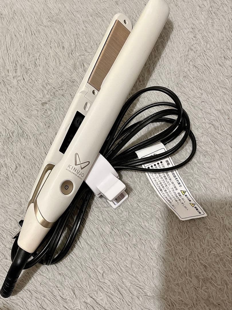KINJO ストレートヘアアイロン ホワイト