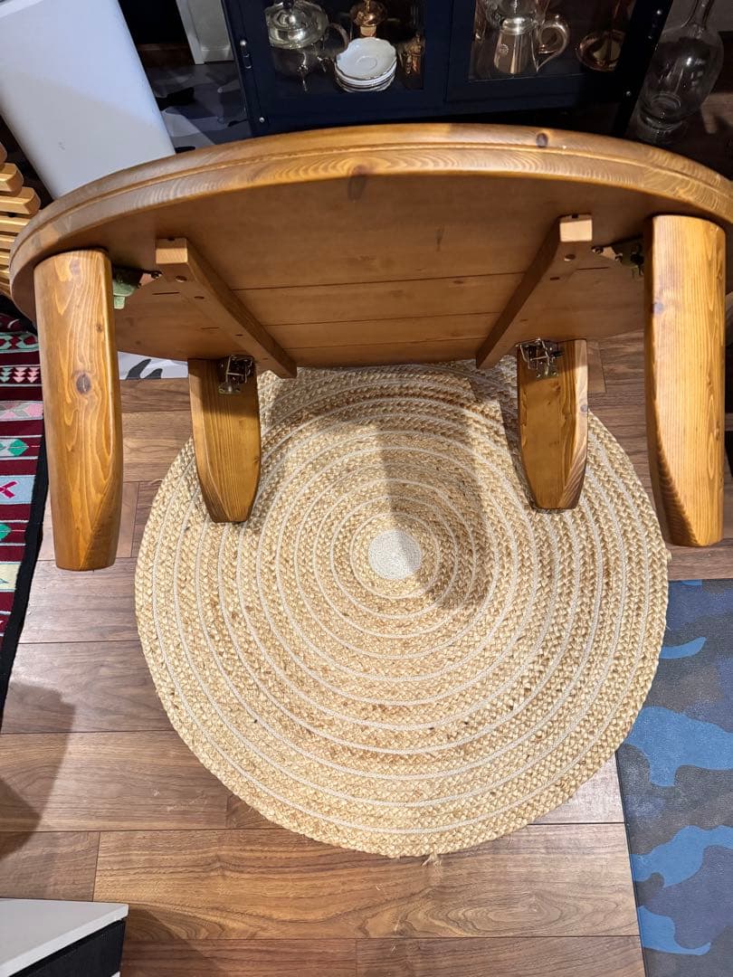 ちゃぶ台　ラウンドテーブル 90/33cm