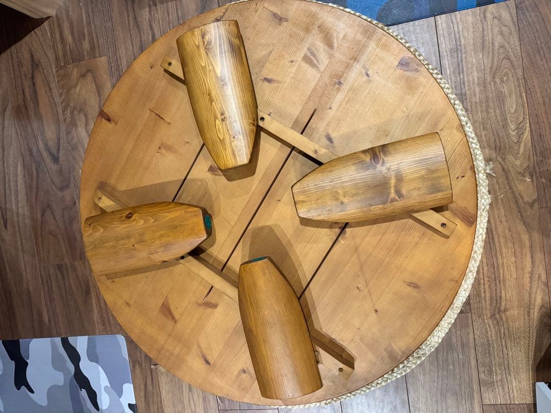 ちゃぶ台　ラウンドテーブル 90/33cm