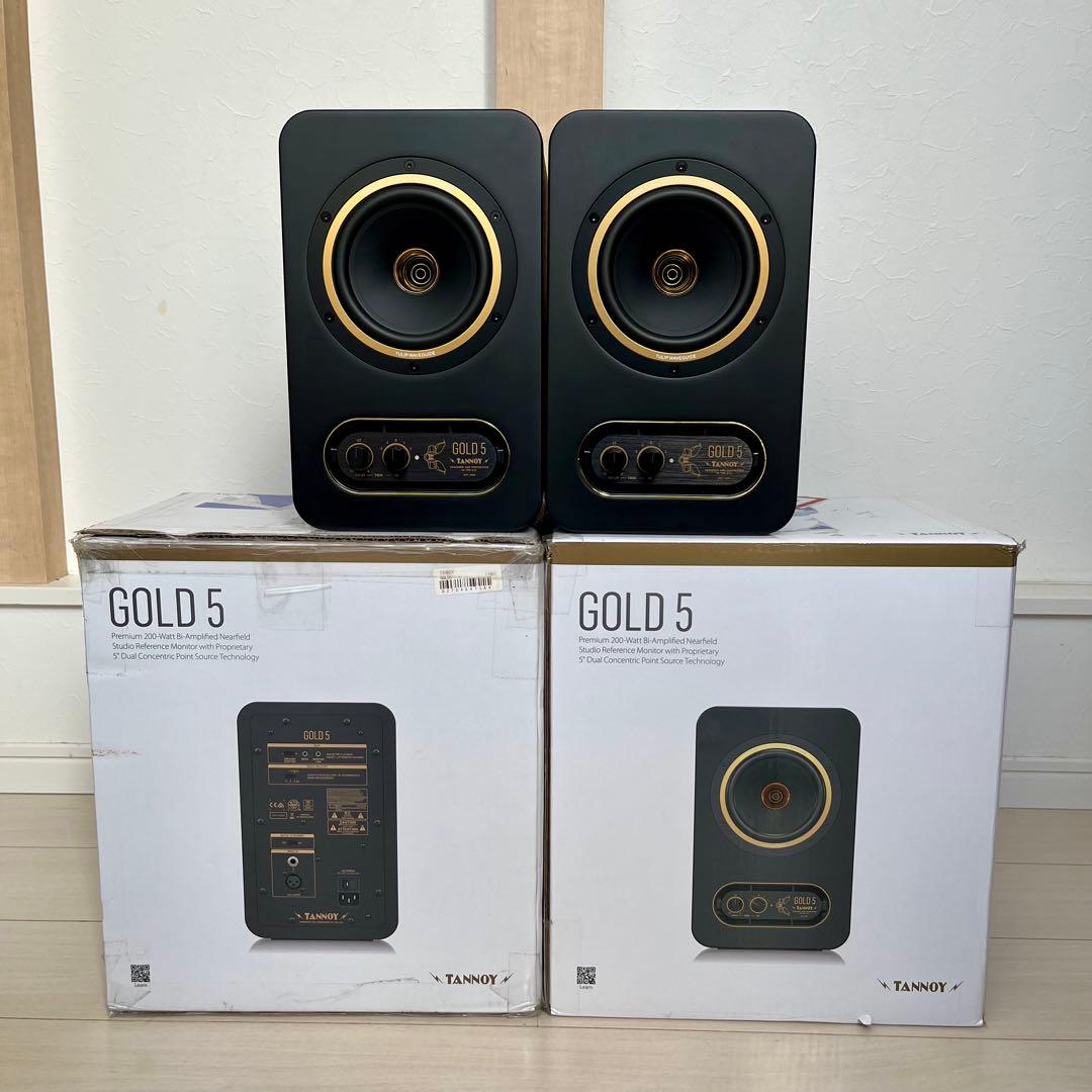TANNOY GOLD5 ペア　パワード　スタンドモニタースピーカー