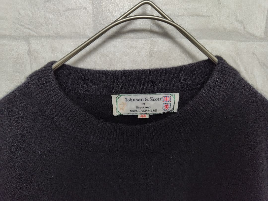 Johnson&Scott わんわん物語 デザイン カシミア100% セーター