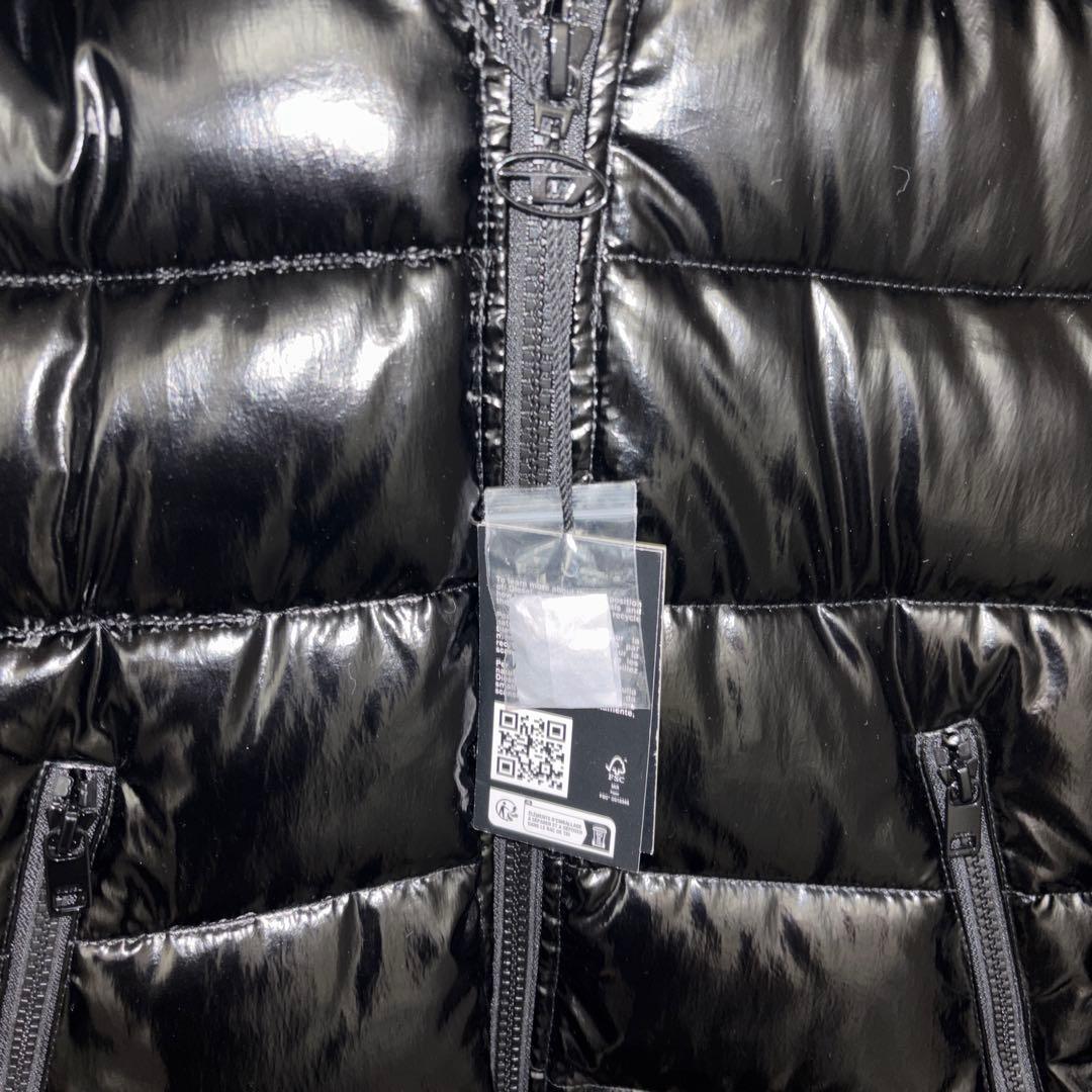 DIESEL ブラック ダウンジャケット S