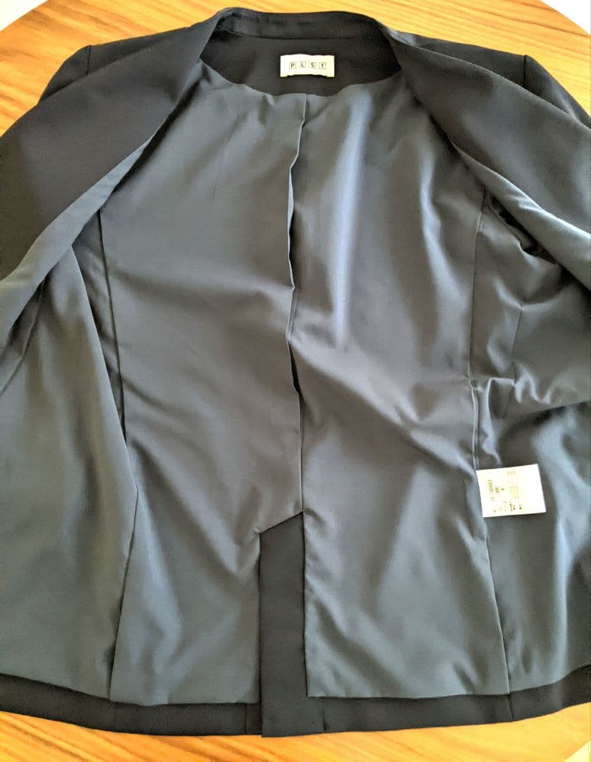 【極美品】PLST プラステ　コンフォートリュクス　ジャケット　パンツ　ネイビー