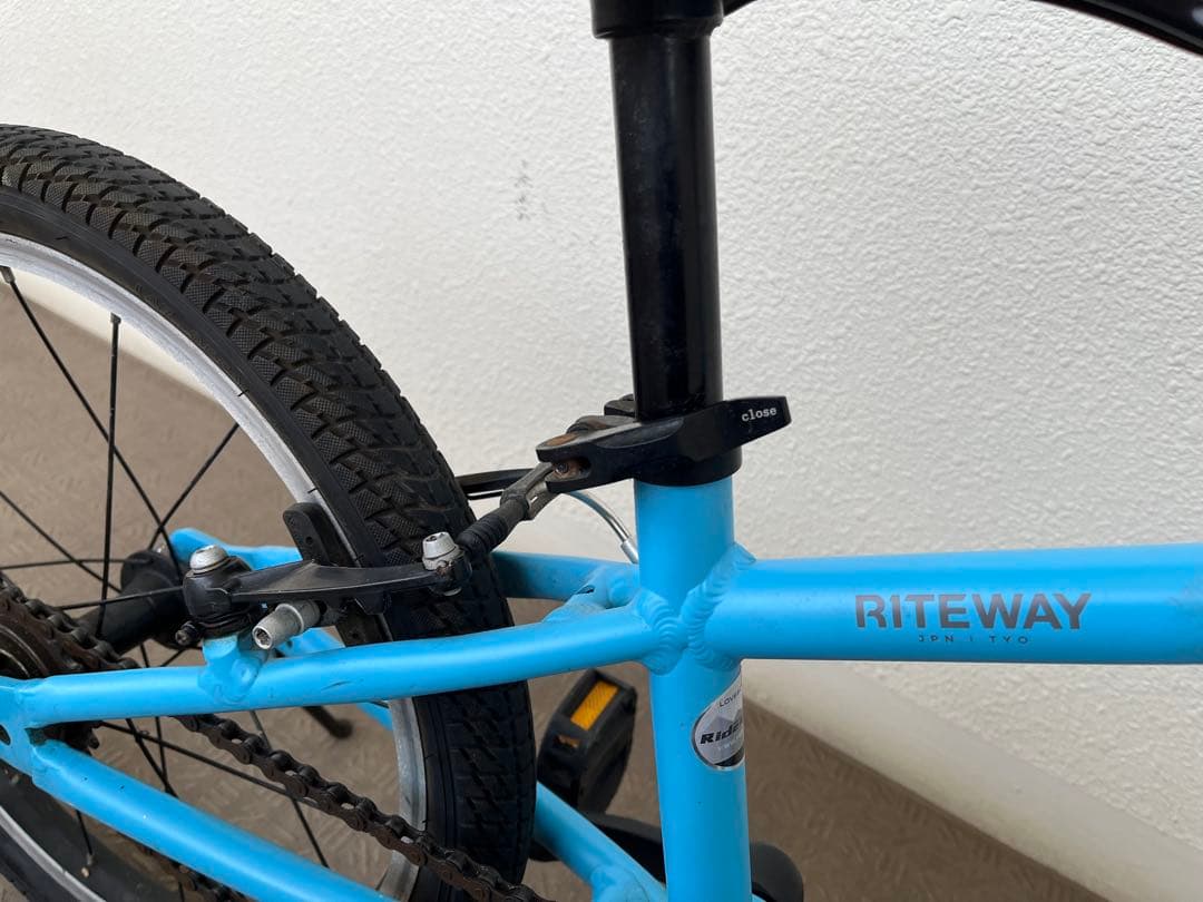 子供用自転車 18インチ 青　RITEWAY
