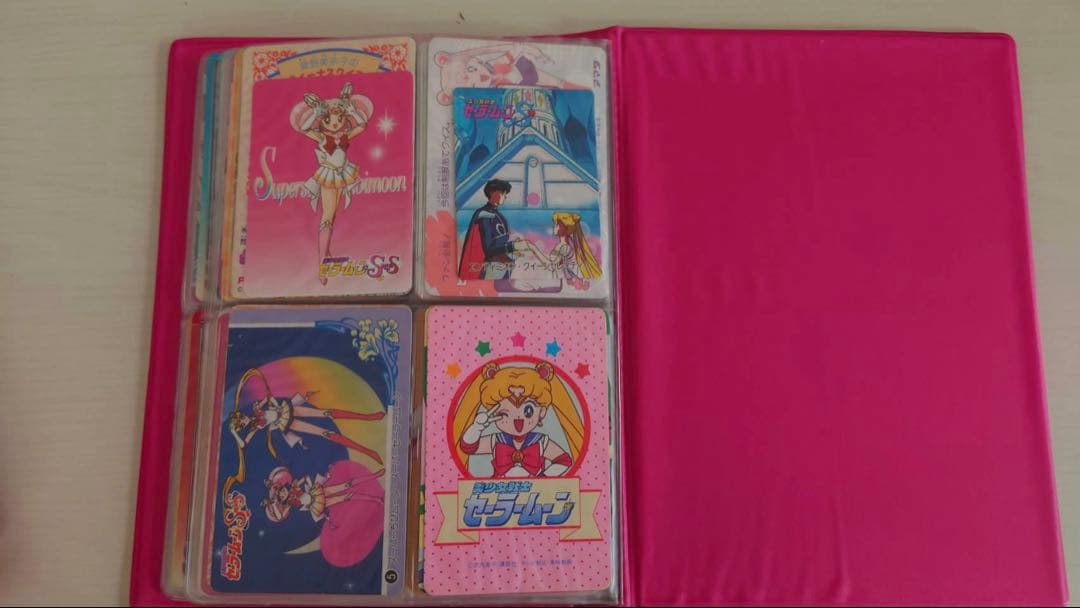 セーラームーンカード 約355枚 カードファイル カードケースセット 当時物