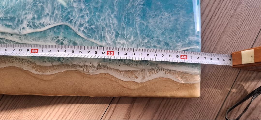 値下げ、エポキシオーシャンアート。立体アート、海アート