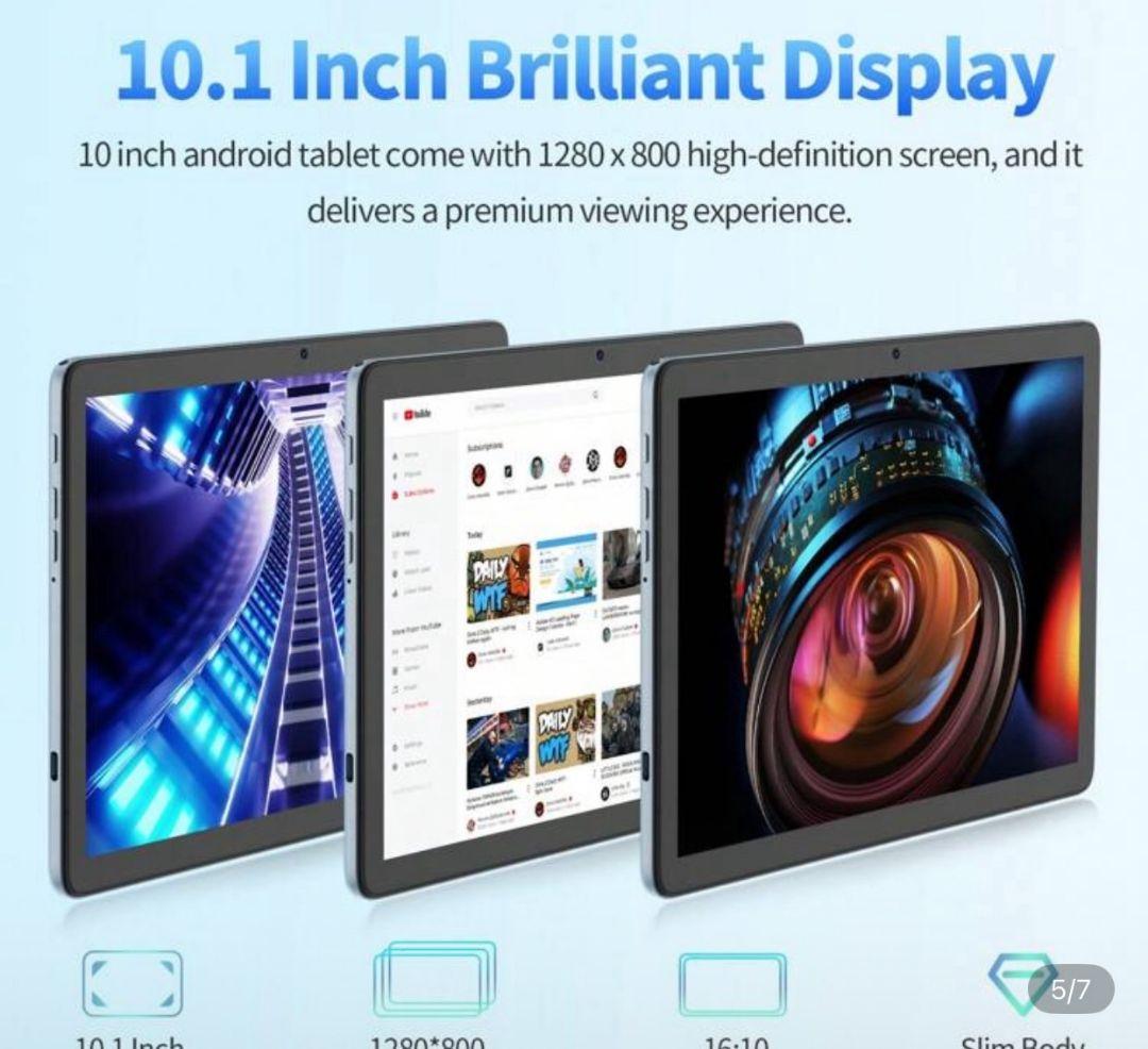 PRITOM Androidタブレット 4GB RAM 128GB ROM