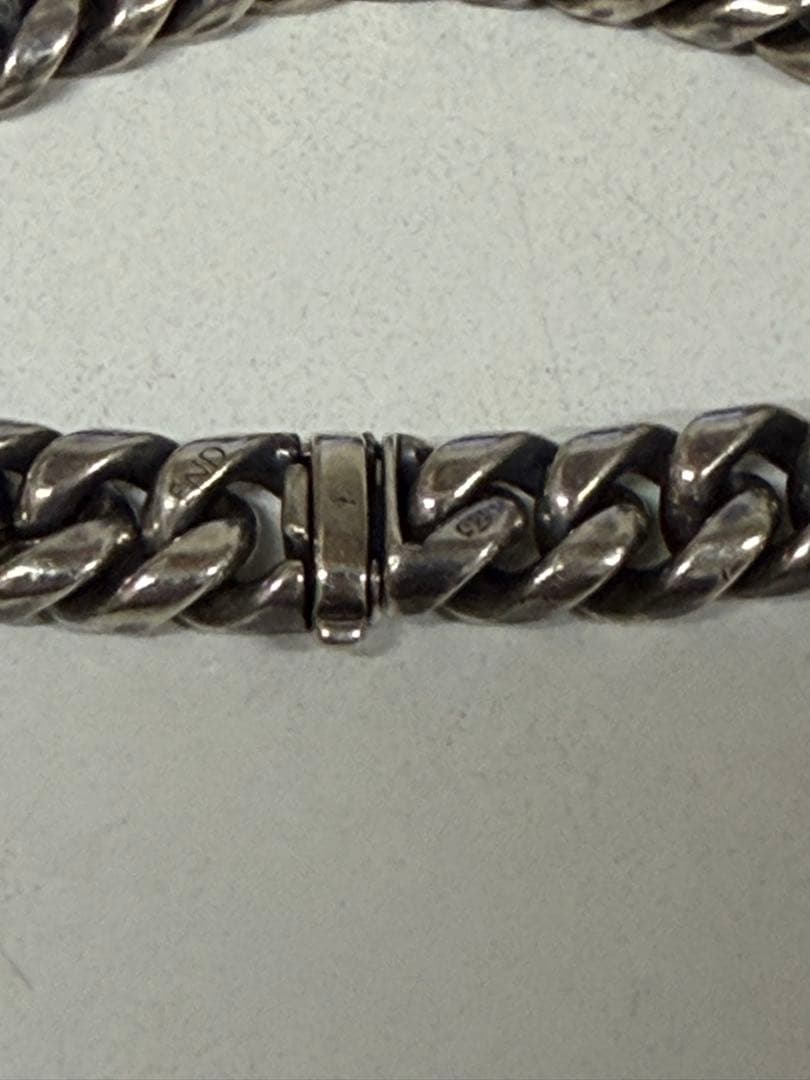 シルバー チェーン ブレスレット 約20cm