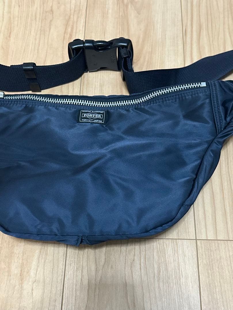 ワコマリア×PORTER ネイビー　Wネーム　ショルダーバッグ