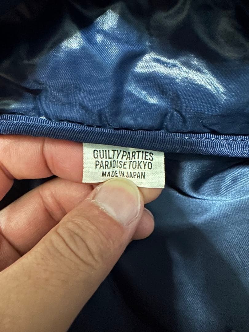 ワコマリア×PORTER ネイビー　Wネーム　ショルダーバッグ