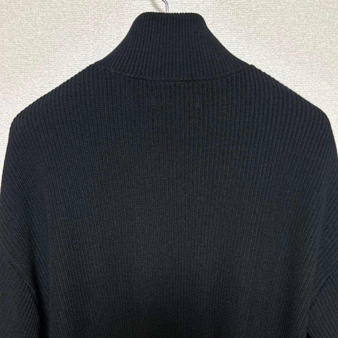 【バウンドウールドライバーズニット】ブラック(size:2)