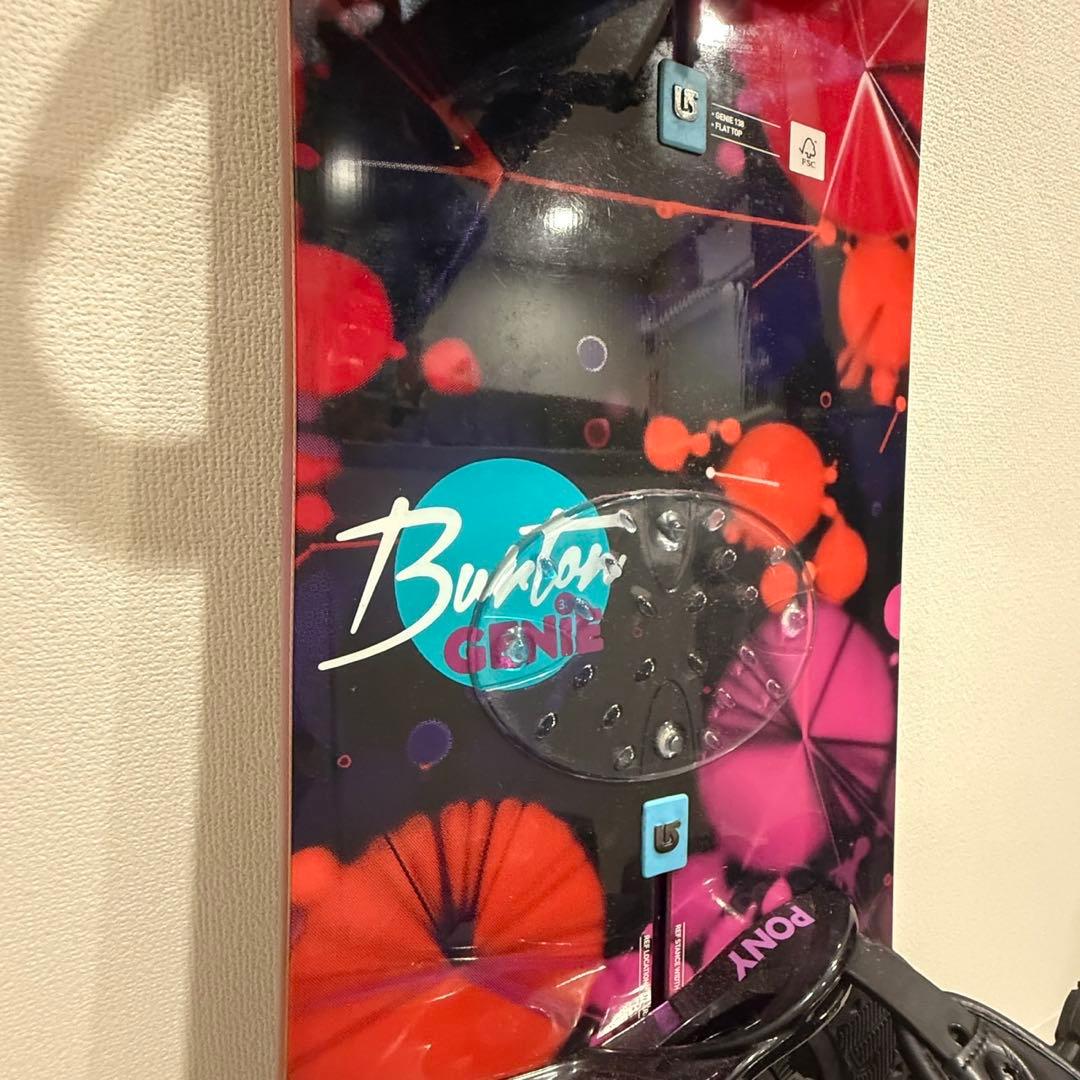BURTON スノーボード 2点セット GENIE フラットトップ フリーラン