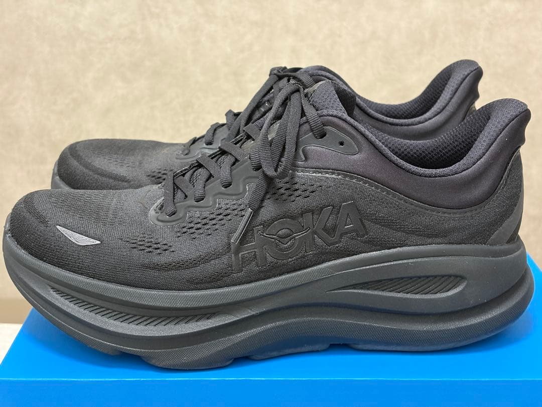 HOKA ボンダイ9 28cm ワイド　ブラック