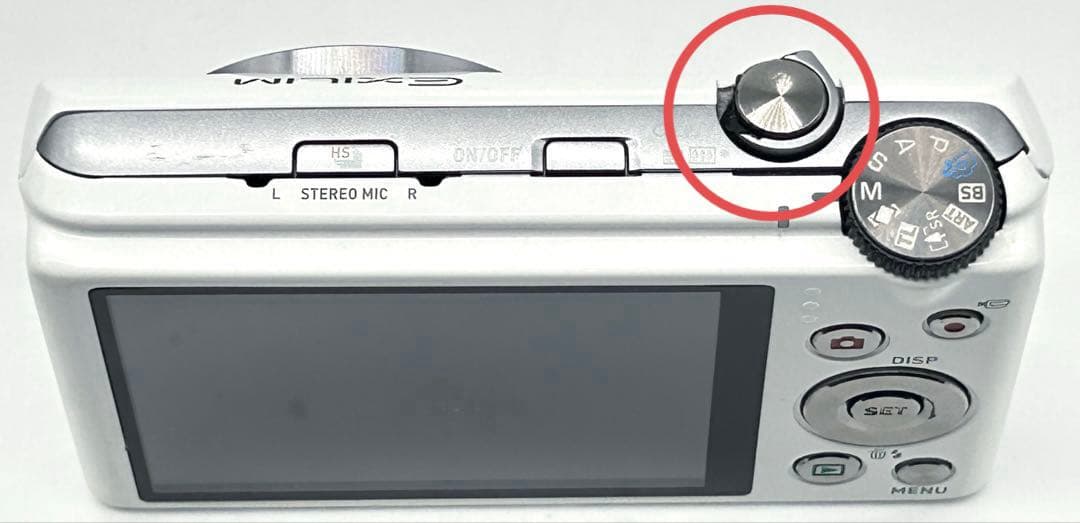 ジャンクCASIO コンパクトデジタルカメラ　EXILIM EX-ZR500