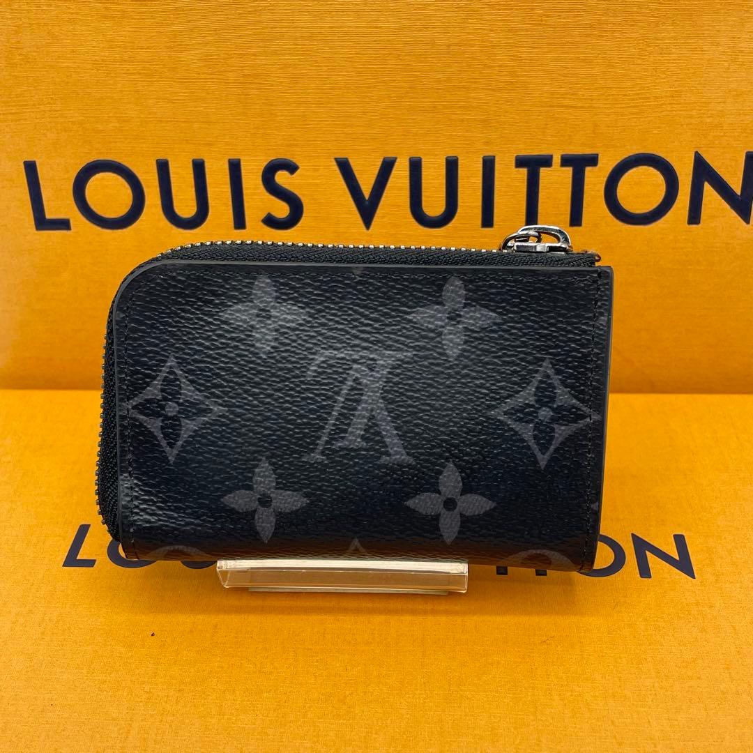 【美品】ルイヴィトン　ケース　ポルトモネジュール　ブラック　エクリプス