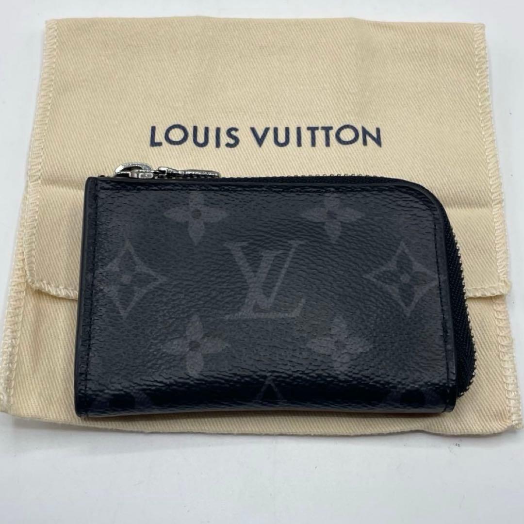 【美品】ルイヴィトン　ケース　ポルトモネジュール　ブラック　エクリプス