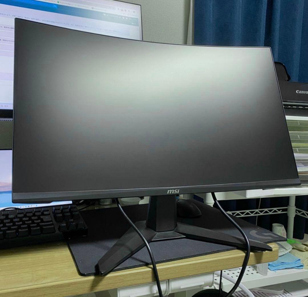 【2024年製】MSI 27インチ曲面ゲーミングモニターMAG 27C6F美品