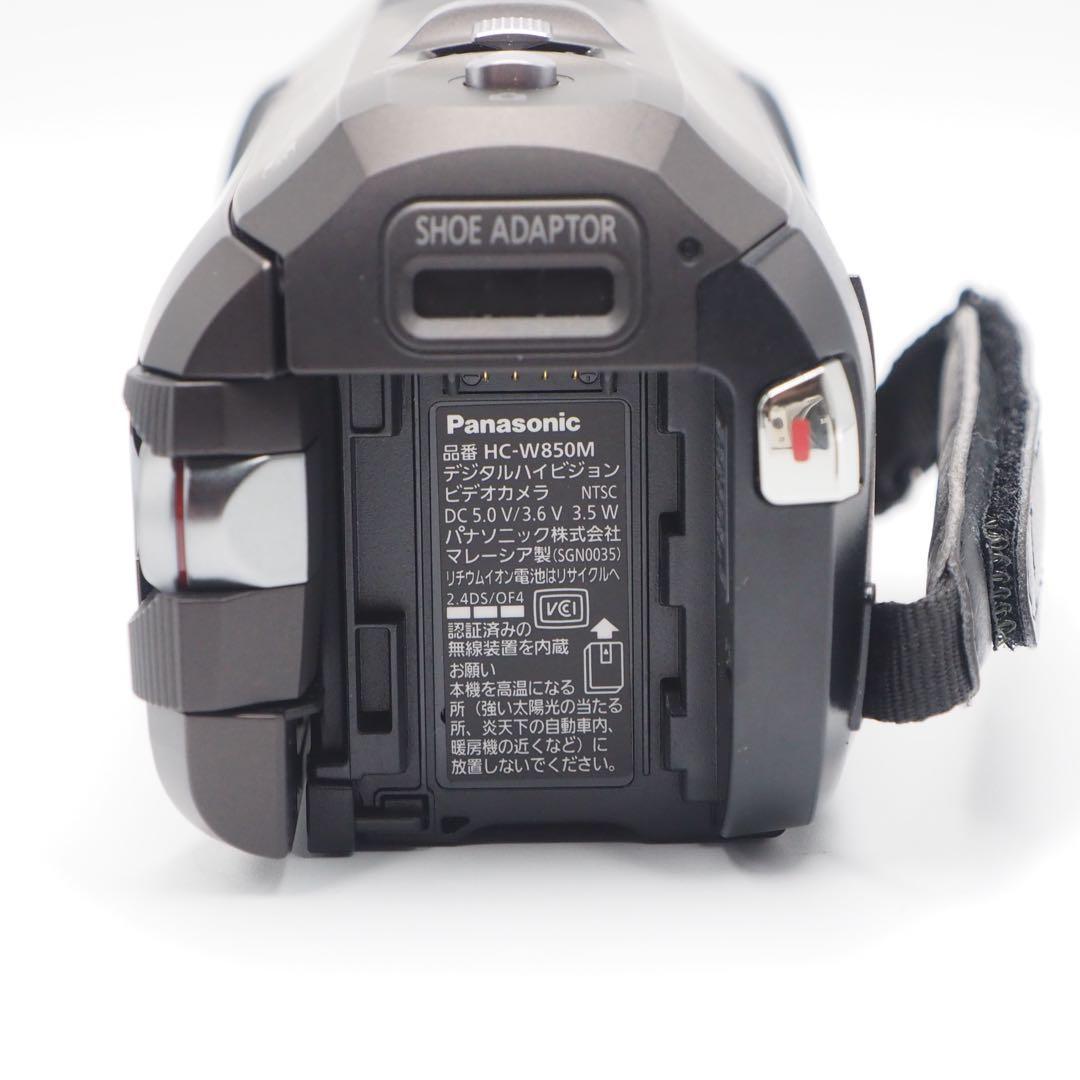 ビデオカメラ Panasonic HC-W850M 動作確認済み 別売りバッグ付