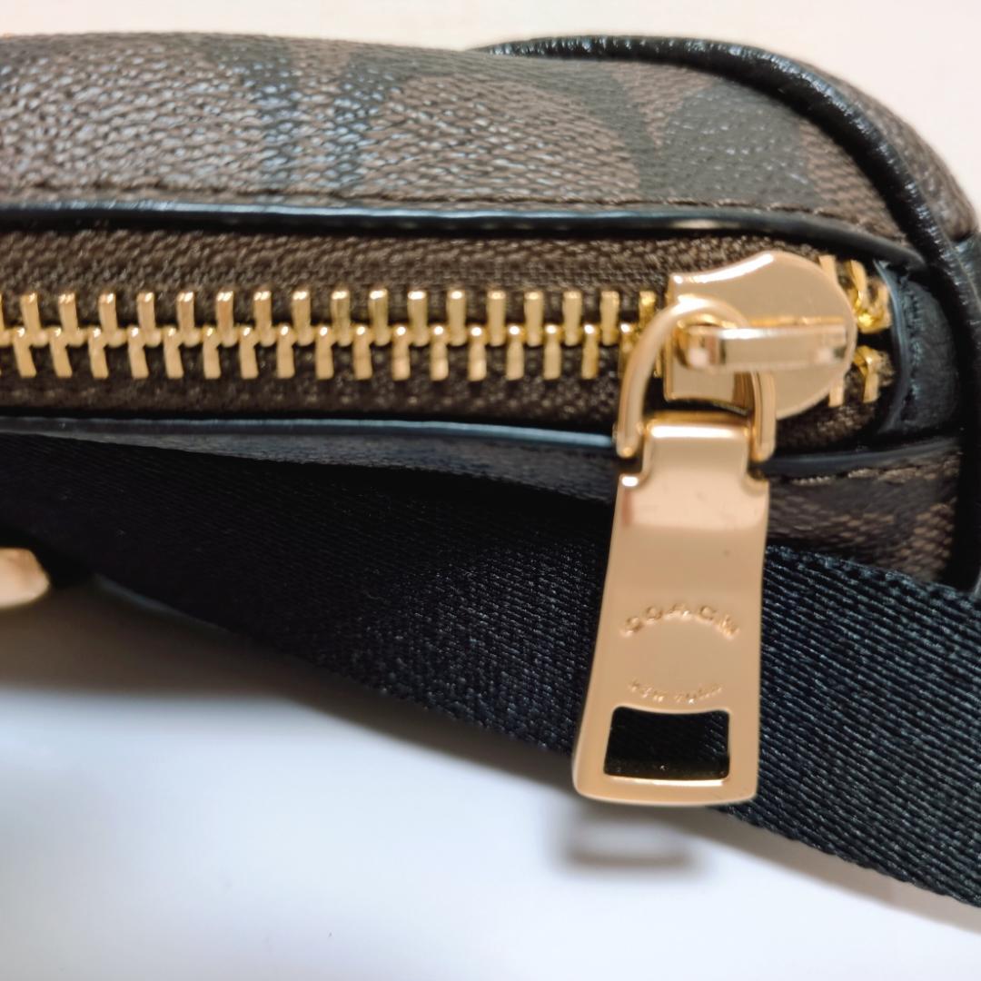 【めぇ】コーチ COACH ボディ ウエストバッグ シグネチャー