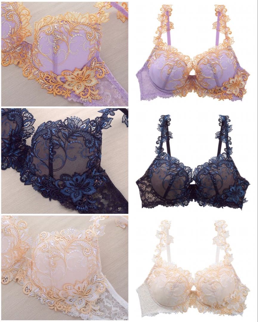 パープルF75、フルバックL、追加TバックL♡ジュエリーレースシリーズ♥️