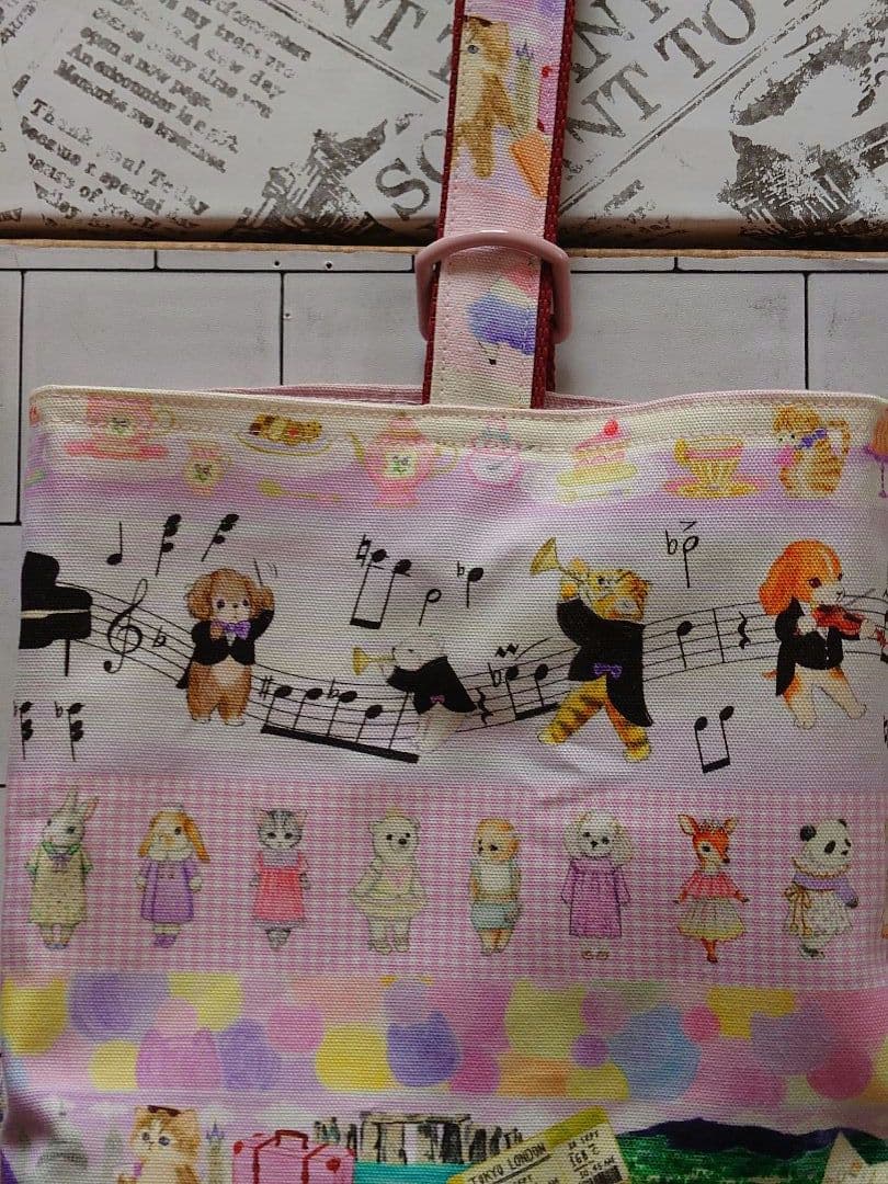 ユキエモン柄　入園セット　レッスンバッグセット　5点セット　プレゼント付き