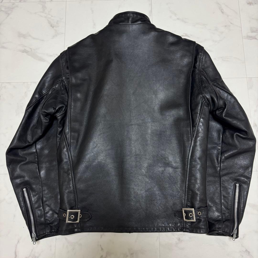 Schott 641 シングルライダース USA製 ボア付き レザージャケット