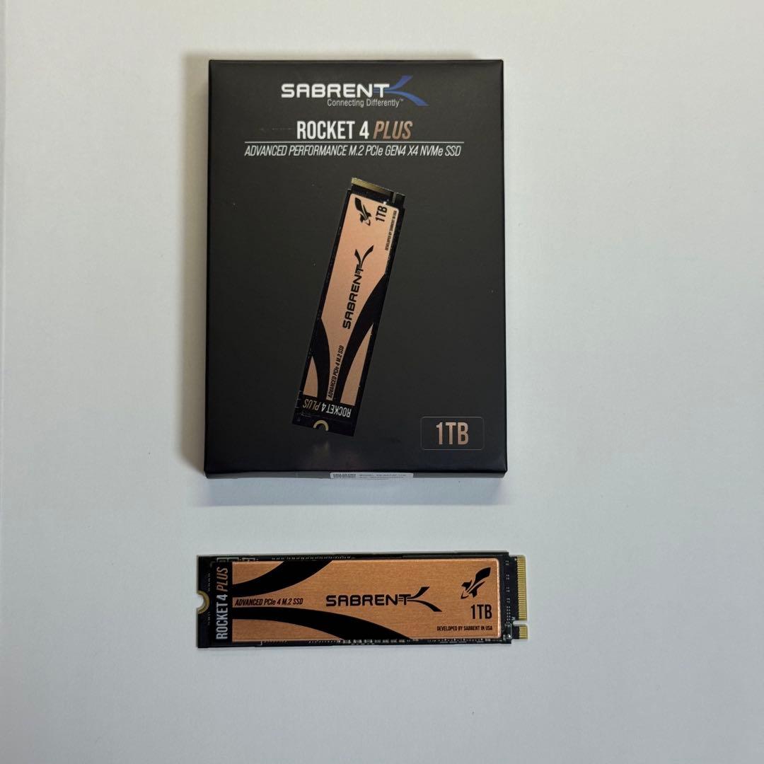 【ほぼ未使用】Sabrent Rocket 4.0 Plus 1TB