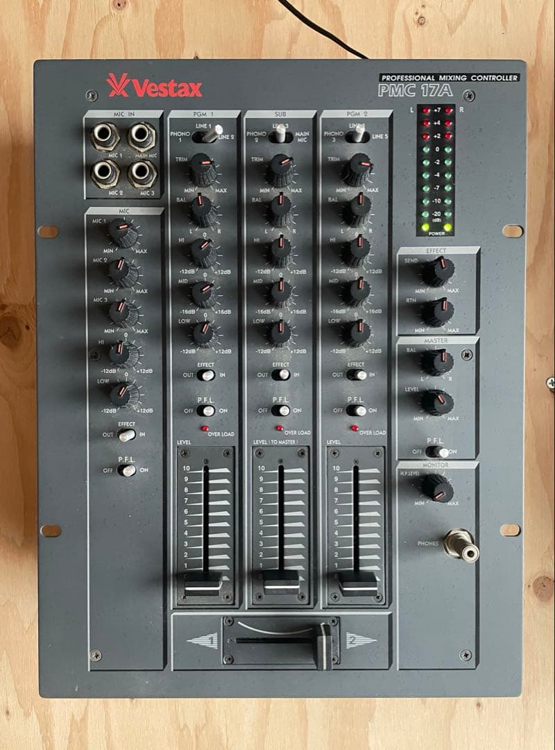 k*s様 レアVestax ベスタクス PMC-17A DJミキサー
