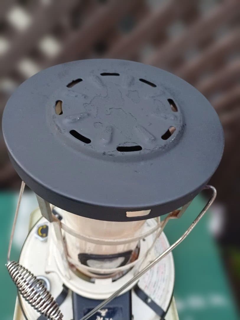 アラジンストーブ。メンテナンス済。純正品芯交換済。取説付。オリジナルペイント。