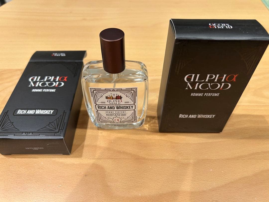 ALPHAMOOD アルファメイル リッチアンドウィスキー50ml２本セット