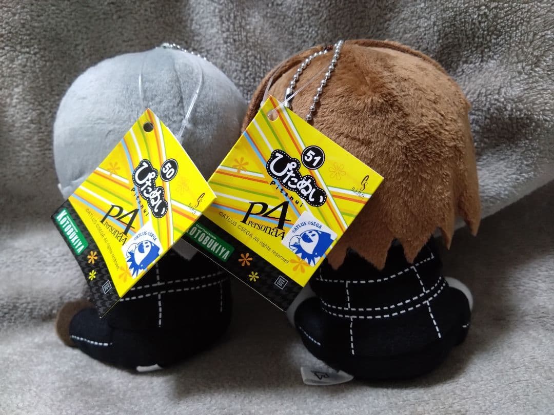 ペルソナ4　ぴたぬい　主人公　花村陽介　コトブキヤ　タグ付き